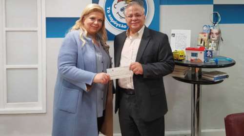 Η Κλέλια Χατζηιωάννου πλήρωσε τον ΕΝΦΙΑ στο «Χαμόγελο του Παιδιού»