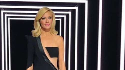 Ζέτα Μακρυπούλια: Το ημίγυμνο φόρεμα με το κρυμμένο εφέ στο στήθος