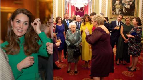 Δεξίωση στο Παλάτι:H εκτός πρωτοκόλλου Μελάνια, η λαμπερή Κέιτ &amp; η αμηχανία