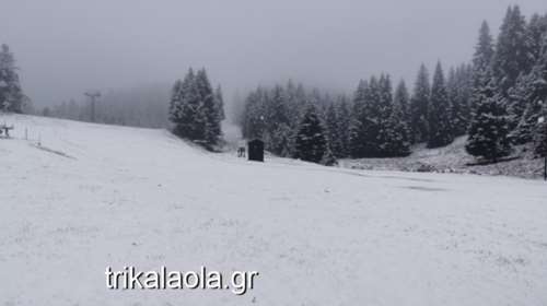 Μαγεία στα Τρίκαλα - Κατάλευκο τοπίο [εικόνες &amp; βίντεο]