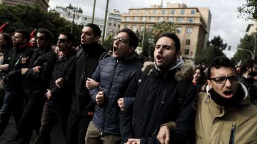 Πορεία φοιτητών στο κέντρο - κυκλοφοριακές ρυθμίσεις [εικόνες]