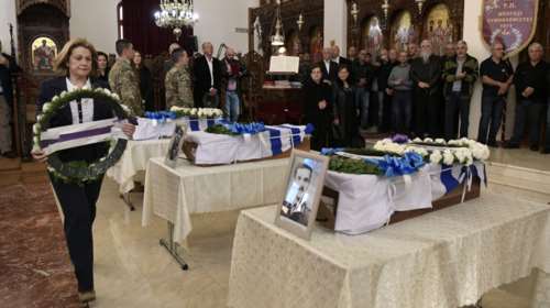 Επέστρεψαν στην Ελλάδα τα λείψανα έξι ηρώων της Κύπρου