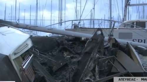 Συναγερμός στη Μαρίνα Αλίμου για μεγάλη φωτιά σε σκάφος