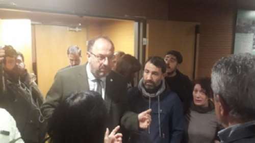 Ενταση στη Θεσσαλονίκη για τον ΟΑΣΘ - Επίθεση στη Νοτοπούλου [βίντεο]