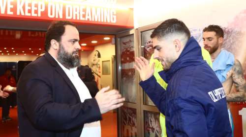 Μαρινάκης: «Eκπροσωπούμε την Ελλάδα με υπερηφάνεια»