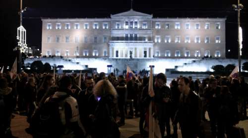 Κυκλοφοριακό χάος στο κέντρο λογω τροχαίου και συγκέντρωσης