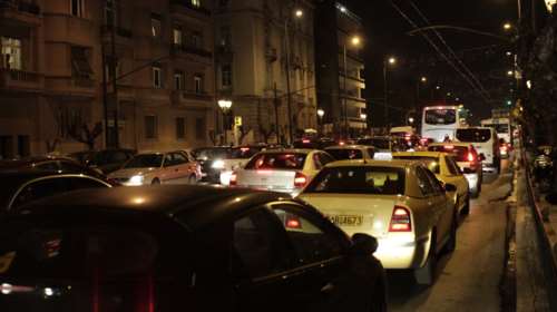 Μποτιλιάρισμα στον Κηφισό, μεγάλη κίνηση στο κέντρο της Αθήνας