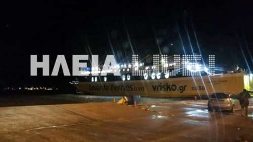 Κυλλήνη: Έπεσε αυτοκίνητο στο λιμάνι - Έκοψε κάβους πλοίου