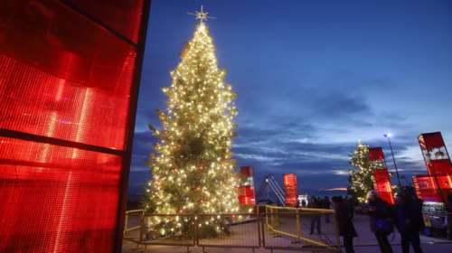 Κέντρο Θεσσαλονίκης: Εντυπωσιακός ο γιορτινός στολισμός