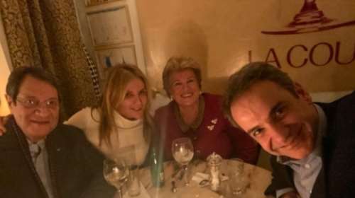 Δείπνο στη «Ράτκα» για Μητσοτάκη - Αναστασιάδη