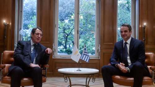 Μητσοτάκης - Αναστασιάδης: Iστορικό γεγονός η υπογραφή του EastMed