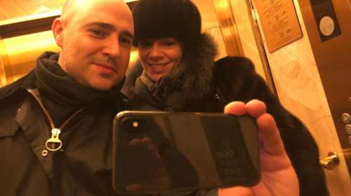 Μπογδάνος: Διακοπές στη χιονισμένη Μόσχα με τη γυναίκα του