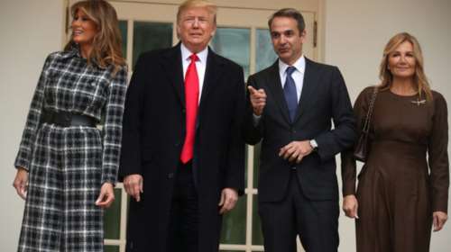 Το tweet της Μελάνια Τραμπ για Μητσοτάκη για Μαρέβα (εικόνες)