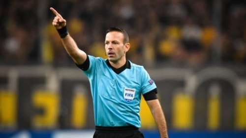 Ο Ισραηλινός διαιτητής Γκρίνφελντ σφυρίζει στο ΠΑΟΚ-ΑΕΚ