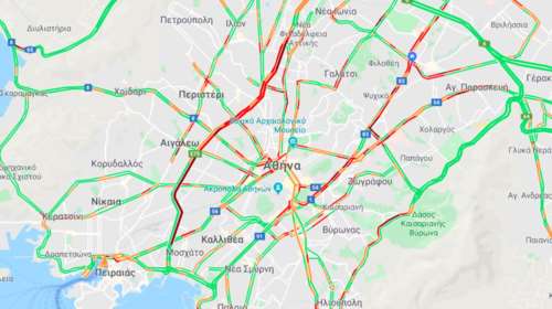 Live η κίνηση στους δρόμους: Μπλοκαρισμένη η Αθηνών-Λαμίας