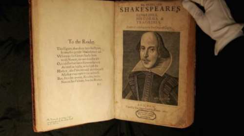Σε δημοπρασία ένα από τα σπανιότερα βιβλία του Σαίξπηρ