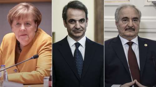 Διπλή ρελανς από Αθήνα: Τηλεφώνημα σε Μέρκελ, συναντήσεις με Χαφτάρ