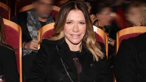 Μαριάννα Λάτση: με διάφανο κολάν και ροκ στιλ στο θέατρο