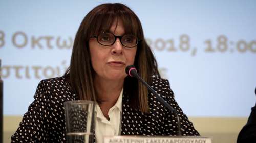 Πρόεδρος της Δημοκρατίας με 261 ψήφους η Κατερίνα Σακελλαροπούλου