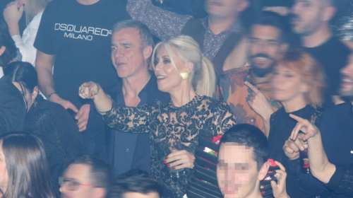 Οι πρώην σύζυγοι Μπακοδήμου - Αργυρόπουλος μαζί στα μπουζούκια