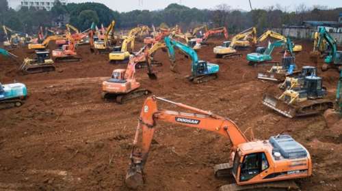 Κοροναϊός: Χτίζουν νοσοκομείο στην Κίνα μέσα σε 6 ημέρες - Φωτο