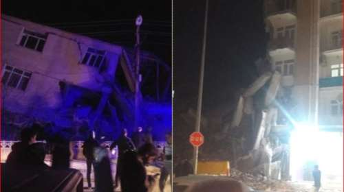 Ισχυρός σεισμός 6,8 Ρίχτερ στην Τουρκία - Κατέρρευσαν κτίρια