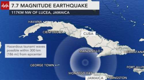 Σφοδρός σεισμός 7,7 ρίχτερ στην Καραϊβική