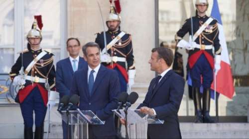Συνάντηση Μητσοτάκη - Μακρόν με το βλέμμα στην Τουρκία