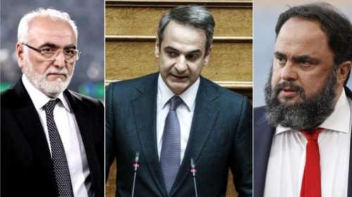 Βουλή: Η προειδοποίηση του Μητσοτάκη σε Μαρινάκη και Σαββίδη