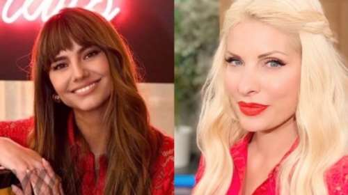 Ηλιάνα Παπαγεωργίου &amp; Ελένη Μενεγάκη με το ίδιο σχεδόν φόρεμα