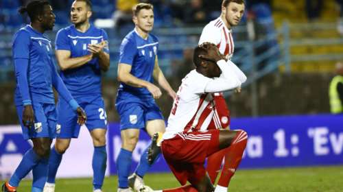 Λαμία – Ολυμπιακός: Έμειναν στο 0-0 οι ερυθρόλευκοι