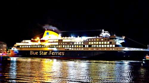 Ρόδος: Κατέπλευσε με ασφάλεια το «Blue Star 2»