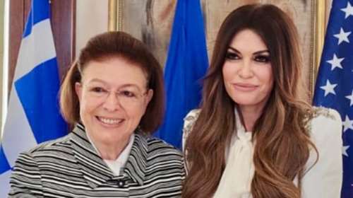 Συνάντηση Λίνας Μενδώνη με Κίμπερλι Γκίλφοϊλ