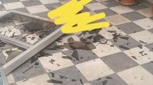 Σφοδροί άνεμοι στην Κρήτη: Έπεσε τζάμι πολυκατοικίας  - Στο νοσοκομείο μια γυναίκα [εικόνες]