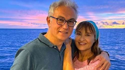 Μάρα Ζαχαρέα: Η σπάνια φωτογραφία με τον Θοδωρή Ρουσόπουλο, την ημέρα του Αγίου Βαλεντίνου