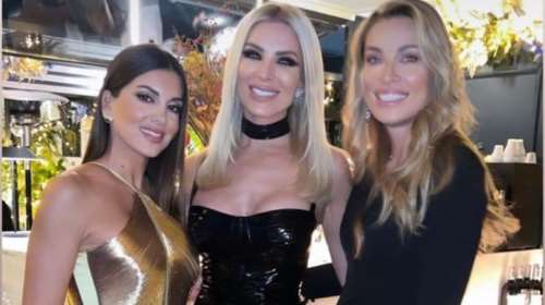 Το ολόχρυσο φόρεμα της Σταματίνας Τσιμτσιλή έκλεψε τις εντυπώσεις στο πάρτι της Κατερίνας Καινούργιου [εικόνες]