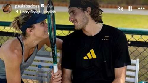 &quot;Σε αγαπώ&quot;: Οι ευχές και τα χρόνια πολλά στον Στέφανο Τσιτσιπά από την Πάουλα Μπαντόσα για τα γενέθλιά του