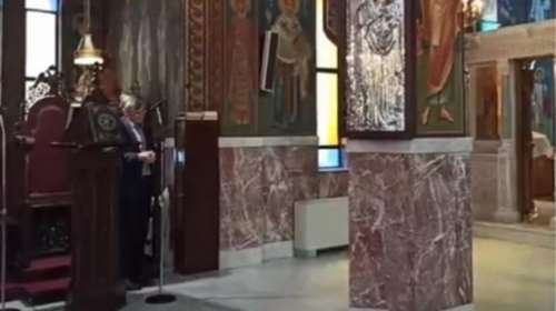 Ο Σωτήρης Τσιόδρας έψαλε στον Ιερό Ναό Αναστάσεως του Χριστού Σπάτων