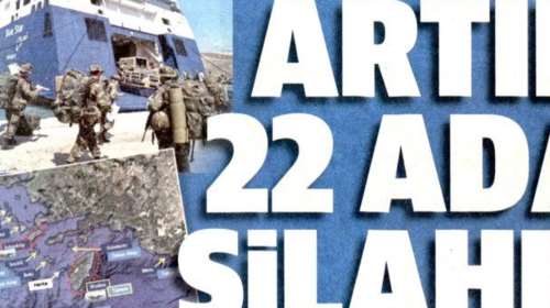 Προκλητικά πρωτοσέλιδα ξανά στον τουρκικό τύπο: Διεκδικούν Ρόδο, Χίο, Λέσβο και άλλα 19 νησιά