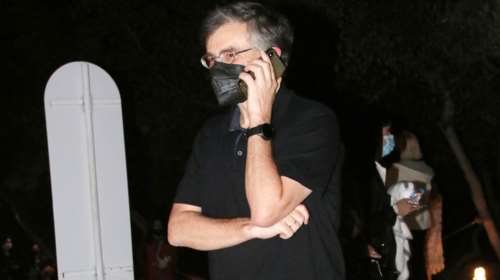 Σωτήρης Τσιόδρας: Σπάνια εμφάνιση με τη σύζυγό του, Ασημίνα, στο Ηρώδειο [εικόνες]