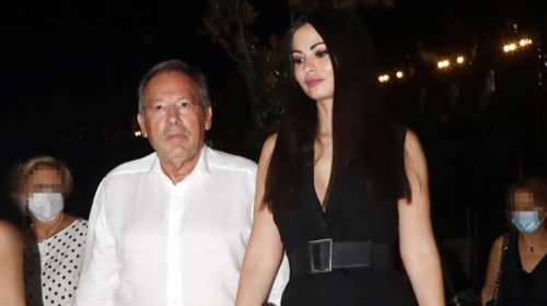 Ανδρέας Φουστάνος: Η σπάνια εμφάνιση με την πάνω από 30 χρόνια νεότερη σύντροφό του