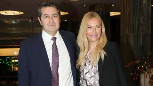 Τίνα Μεσσαροπούλου: Σπάνια κοινή έξοδος με τον σύζυγό της, Γιώργο Μυλωνάκη