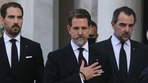 Παύλος, Νικόλαος και Φίλιππος Ντε Γκρες στο μνημόσυνο του Κωνσταντίνου [εικόνες - βίντεο]