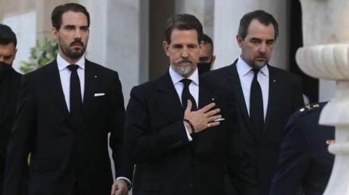 Παύλος, Νικόλαος και Φίλιππος Ντε Γκρες στο μνημόσυνο του Κωνσταντίνου [εικόνες - βίντεο]