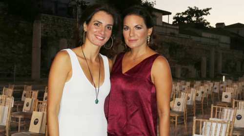 Η Χριστίνα Κεφαλογιάννη στην αποφοίτηση της κόρης της, Αναστασίας