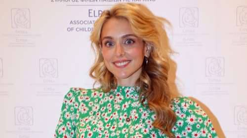 Η επιτομή του σικ: Μαριάννα Γουλανδρή και Χριστιάνα Βαρδινογιάννη στη βάφτιση του γιου της Μαίρης Κατράντζου