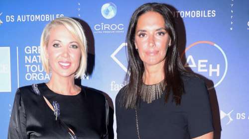 Κατερίνα Μονογιού - Νόνη Δούνια: Κομψές σε βραδινή έξοδο με εντελώς διαφορετικά total black looks