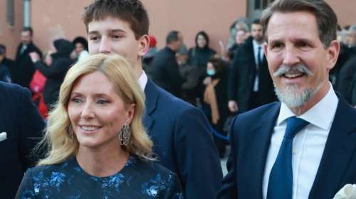 Μαρί Σαντάλ: Ετσι ευχήθηκε στον Παύλο Ντε Γκρες για τη γιορτή του Αγίου Βαλεντίνου - Η σπάνια φωτό