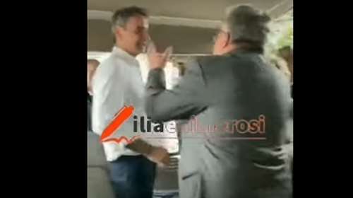 Μητσοτάκης: Το απρόοπτο με παράπονα πολίτη σε καφέ του Πύργου και η αντίδραση του πρωθυπουργού [βίντεο]