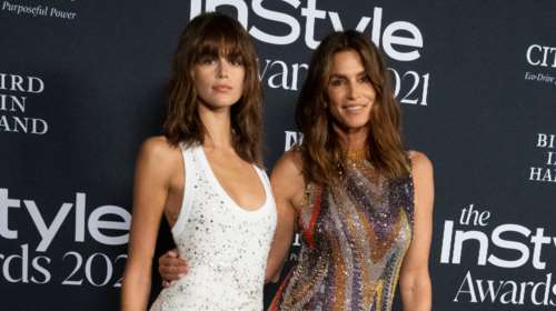 Κάια Γκέρμπερ - Σίντι Κρόφορντ: Σχεδόν αχτένιστες, ελαφρά βαμμένες, χωρίς ίχνος κιτς στο κόκκινο χαλί